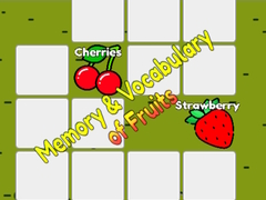Igra Memory & Vocabulary of Fruits