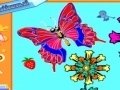 Igra Coloring Picture Butterfly