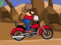 Igra Cowboy Mario bike