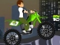 Igra Ben 10 on a motorcycle