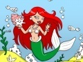 Igra Mermaid Aquarium Coloring Game
