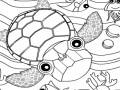 Igra Rosy Coloring: Turtle and Friends