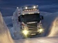 Igra Winter truck jigsaw