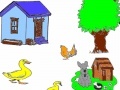 Igra Dog and farmhouse coloring