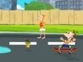 Igra Phineas and Ferb: Super skateboard