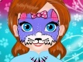 Igra Frozen - The images on the face for Anna