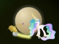 Igra Celestia’s cake golf. Adventure in space