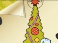 Igra Painting by numbers. New Year with snowman.