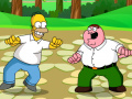 Igra Street fight Homer Simpson Peter Griffin