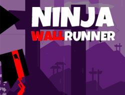 Igra Ninja: Trčanje uz zid  online.
