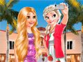 Igra Frozen And Rapunzel Fashion Selfie
