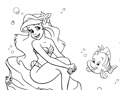 Igra Mermaid: Coloring For Kids