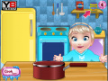 Igra  Baby Elsa cooking Icecream