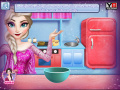 Igra Cooking Christmas Cake with Elsa