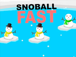 Igra Brzi snowballs  online.
