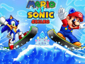 Igra Mario vs Sonic Skiing