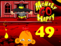 Igra Monkey Go Happy Stage 49