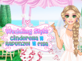 Igra Wedding Style Cinderella vs Rapunzel vs Elsa