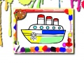 Igra Boats Coloring Book