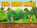 Igra Find Birds Names