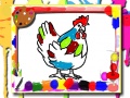 Igra Chicken Coloring Book
