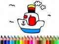 Igra Back to School: Boat Coloring