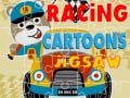 Igra Racing Cartoons Jigsaw