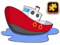 Igra Cartoon Ship Puzzle