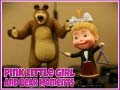 Igra Pink Little Girl and Bear Moments