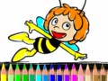 Igra Back To School Maja the Bee Coloring Book