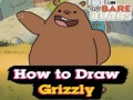 Igra We Bare Bears How to Draw Grizzly
