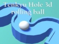 Igra Tenkyu Hole 3d rolling ball
