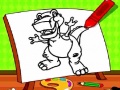 Igra Easy Kids Coloring Dinosaur