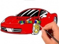 Igra Racing Cars Coloring book