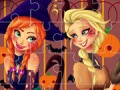 Igra Princess Halloween Jigsaw