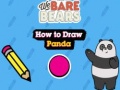 Igra We Bare Bears How to Draw Panda
