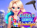 Igra Eliza's Neon Hairstyle