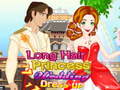 Igra Long Hair Princess Wedding Dress up