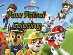 Igra PAW Patrol: Bojanje  online