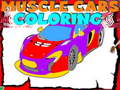 Igra Muscle Cars Coloring