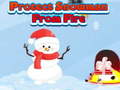 Igra Protect Snowman From Fire