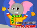 Igra Funny Elephant Style Jigsaw