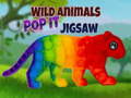 Igra Wild Animals Pop It Jigsaw