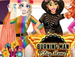 Igra Burning Man: Ostani kod kuće  online