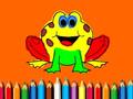 Igra Back To School: Frog Coloring Book