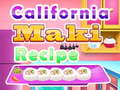 Igra California Maki Recipe