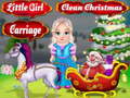 Igra Little Girl Clean Christmas Carriage