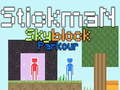 Igra Stickman Skyblock Parkour