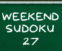 Igra Sudoku za vikend 27  online.