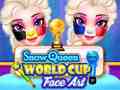 Igra Snow queen world cup face art